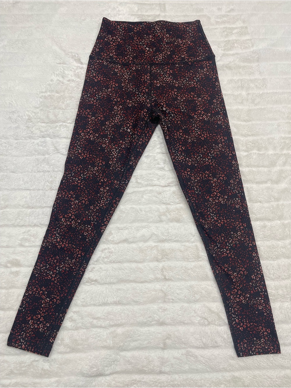 Girls' Black Floral Leggings - (Brand Unspecified)